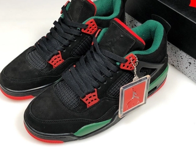 Jordan Red 4 Air Black NRG AQ3816-063 Gorge Green-Varsity 1117